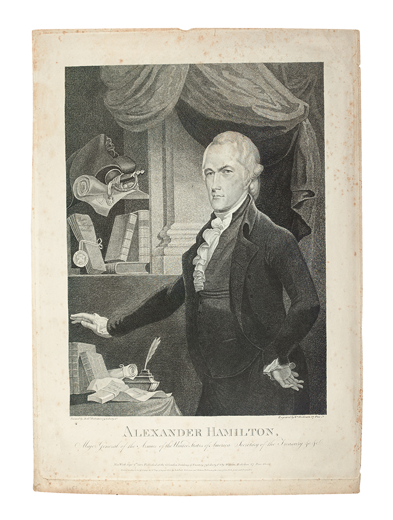 Appraisal: HAMILTON ALEXANDER Rollinson William engraver after Robertson Alexander Hamilton Major