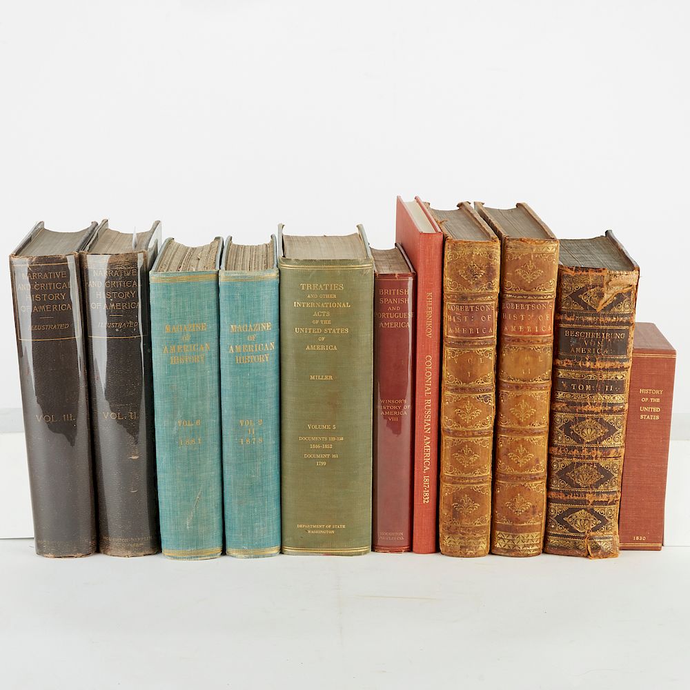 Appraisal: Grp Books on the U S Group of eleven books