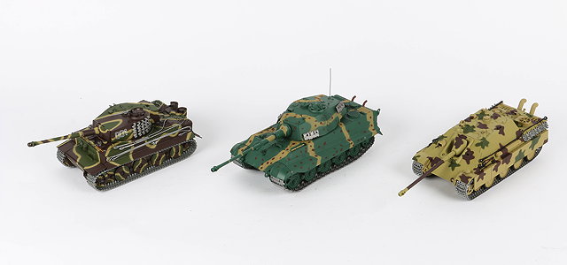 Appraisal: A MODEL TIGER TANK BY MINICHAMPS cm long together with