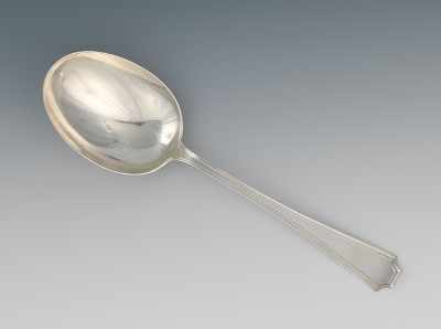 Appraisal: A Large Sterling Silver Serving Spoon by Spaulding Co Sterling