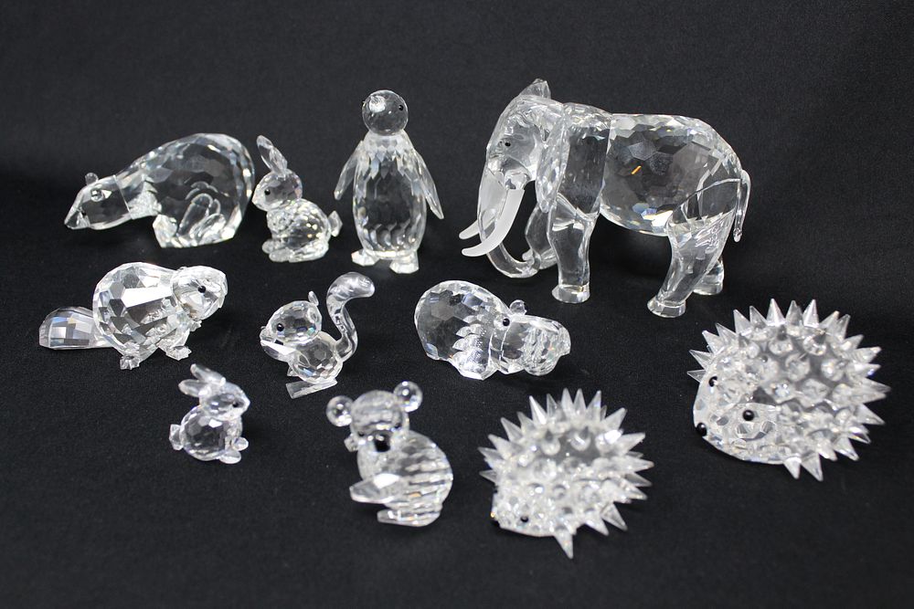 Appraisal: Swarovski Crystal Animal Figurines Swarovski Crystal Animal Figurines Condition -