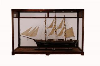 Appraisal: Large Scale Cutty Sark Model in Case American th century