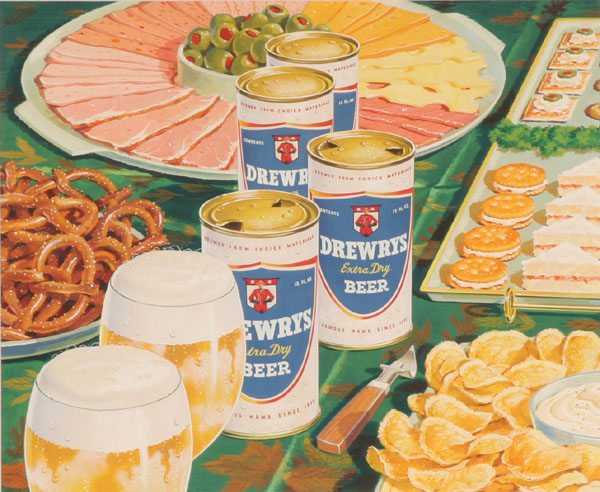 Appraisal: Paul Adam Wehr American - Commercial illustration for Drewrys beer