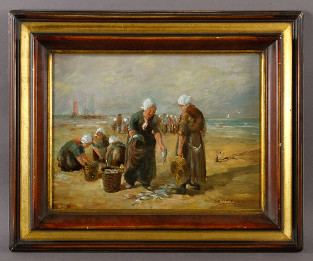 Appraisal: - Dekkers Fishermen's Wives O P H W Dekkers fishermen's