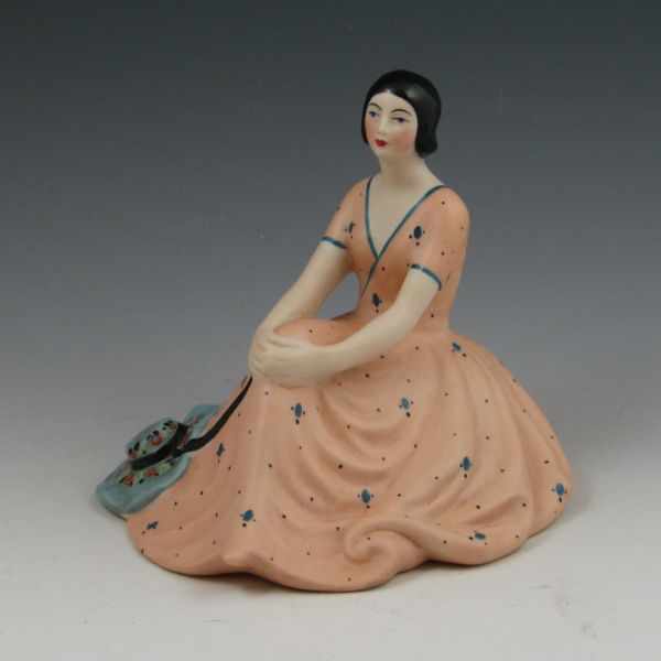 Appraisal: Fulper porcelain lady lamp Marked Fulper Mint '' tall