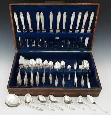 Appraisal: A Sterling Silver Dinner Service for Twelve in Prelude Pattern