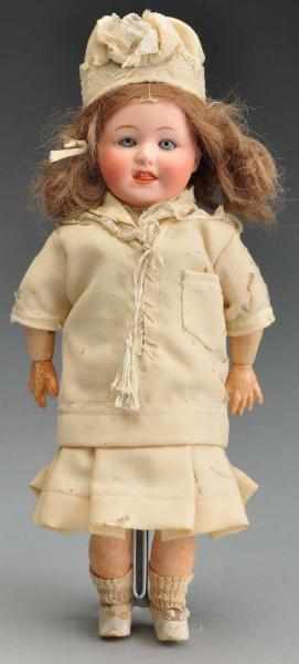 Appraisal: Desirable Heubach Character Doll Description German bisque socket head incised