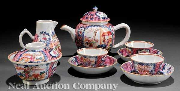 Appraisal: A Group of Chinese Export Famille Rose Porcelain Tea Wares