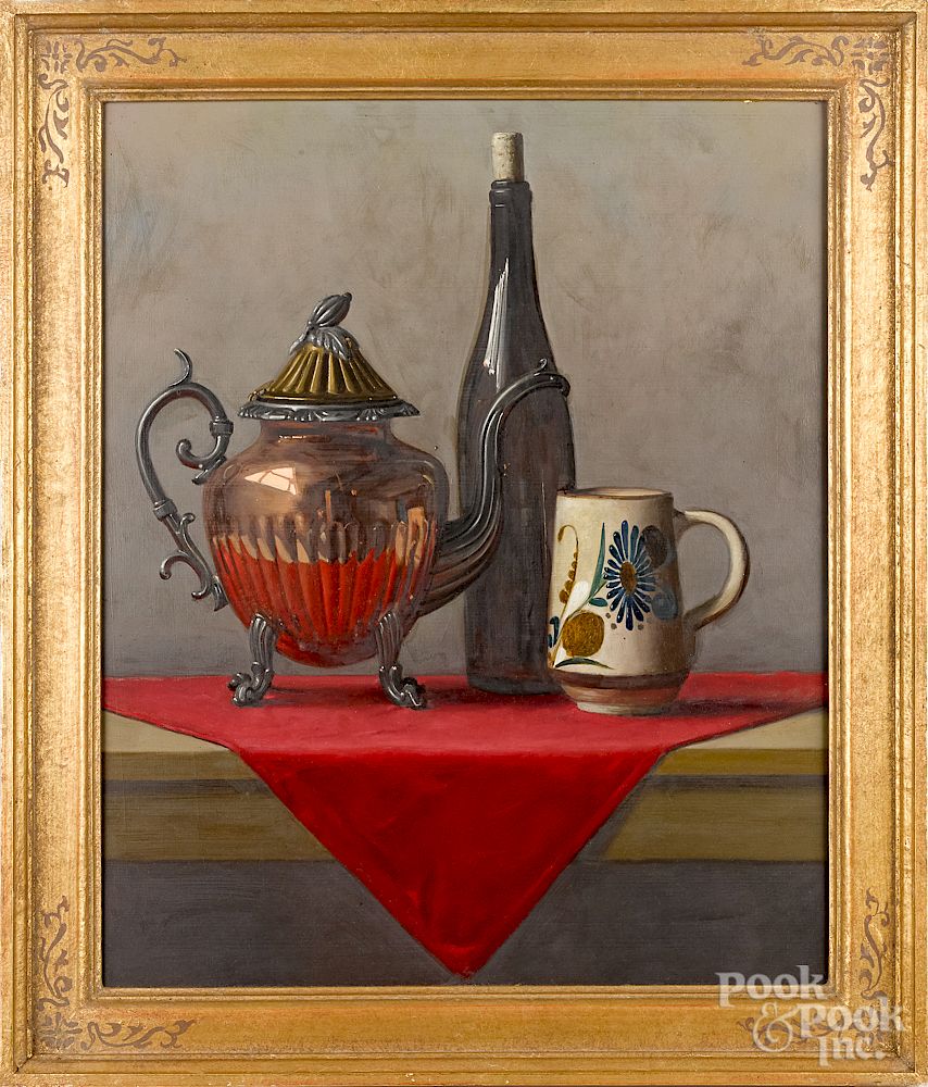 Appraisal: William Ewing III American th c still life Exclusive on