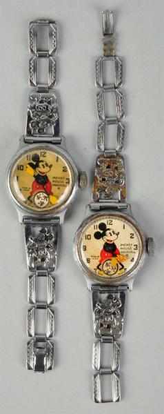 Appraisal: Lot of Walt Disney Ingersoll Wrist Watches Both with original