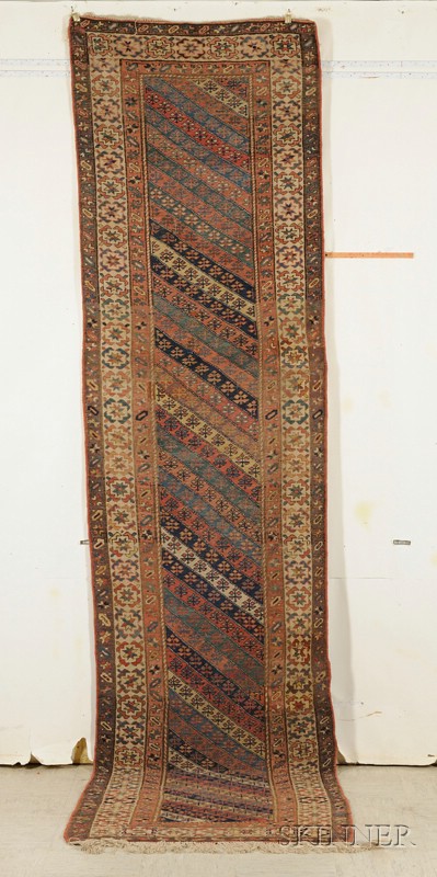 Appraisal: Gendje Runner South Central Caucasus second half th century rewoven