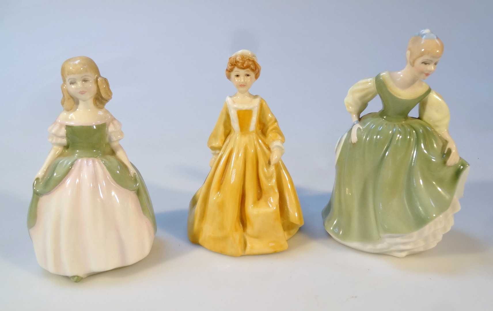 Appraisal: Various Royal Doulton and Royal Worcester figures comprising Penny HN