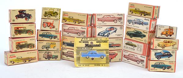 Appraisal: ANGUPLAS MINI CARS MODELS SPAIN SCALE PLASTIC INCLUDES X USA