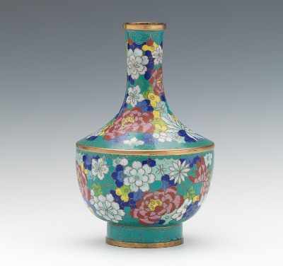 Appraisal: A Chinese Cloisonne Vase Cloisonne enamel on brass designed with