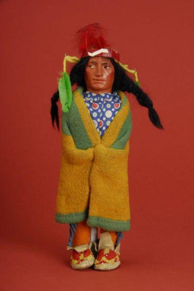 Appraisal: Skookum Indian America ca hard plastic character mask face and