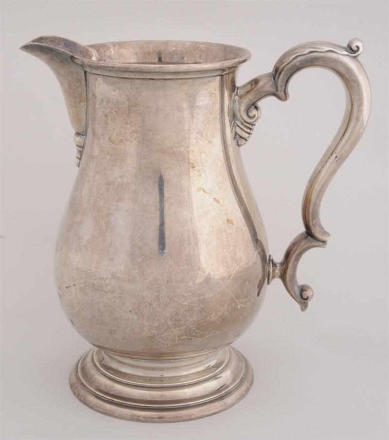 Appraisal: INTERNATIONAL SILVER WATER PITCHER IN THE ''LORD SAYBROOK'' PATTERN Provenance