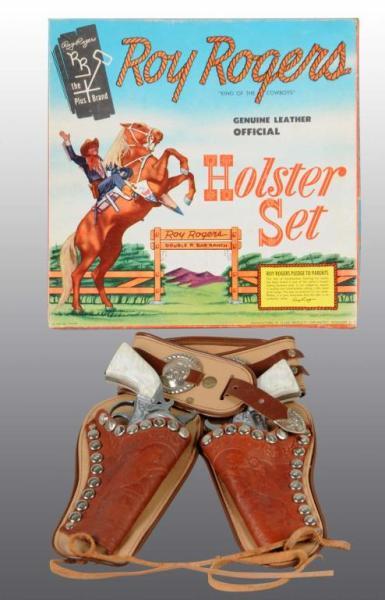 Appraisal: Roy Rogers Toy Gun Holster Set Description Includes original box