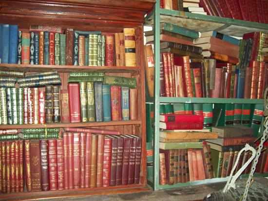 Appraisal: A LARGE COLLECTION OF LEATHER BOUND AND MODERN BOOKS INCLUDING