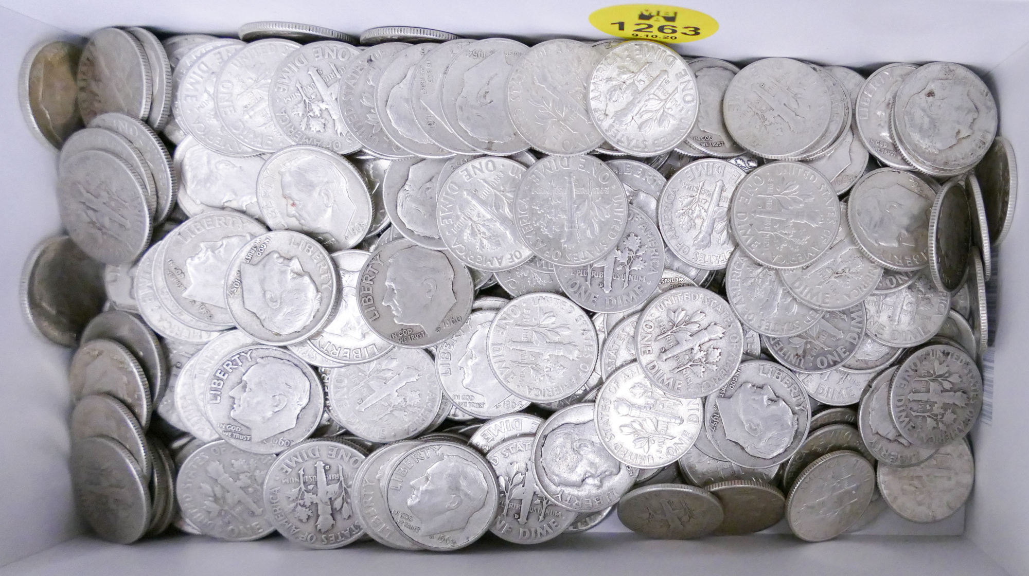 Appraisal: pc US Silver Roosevelt Dimes