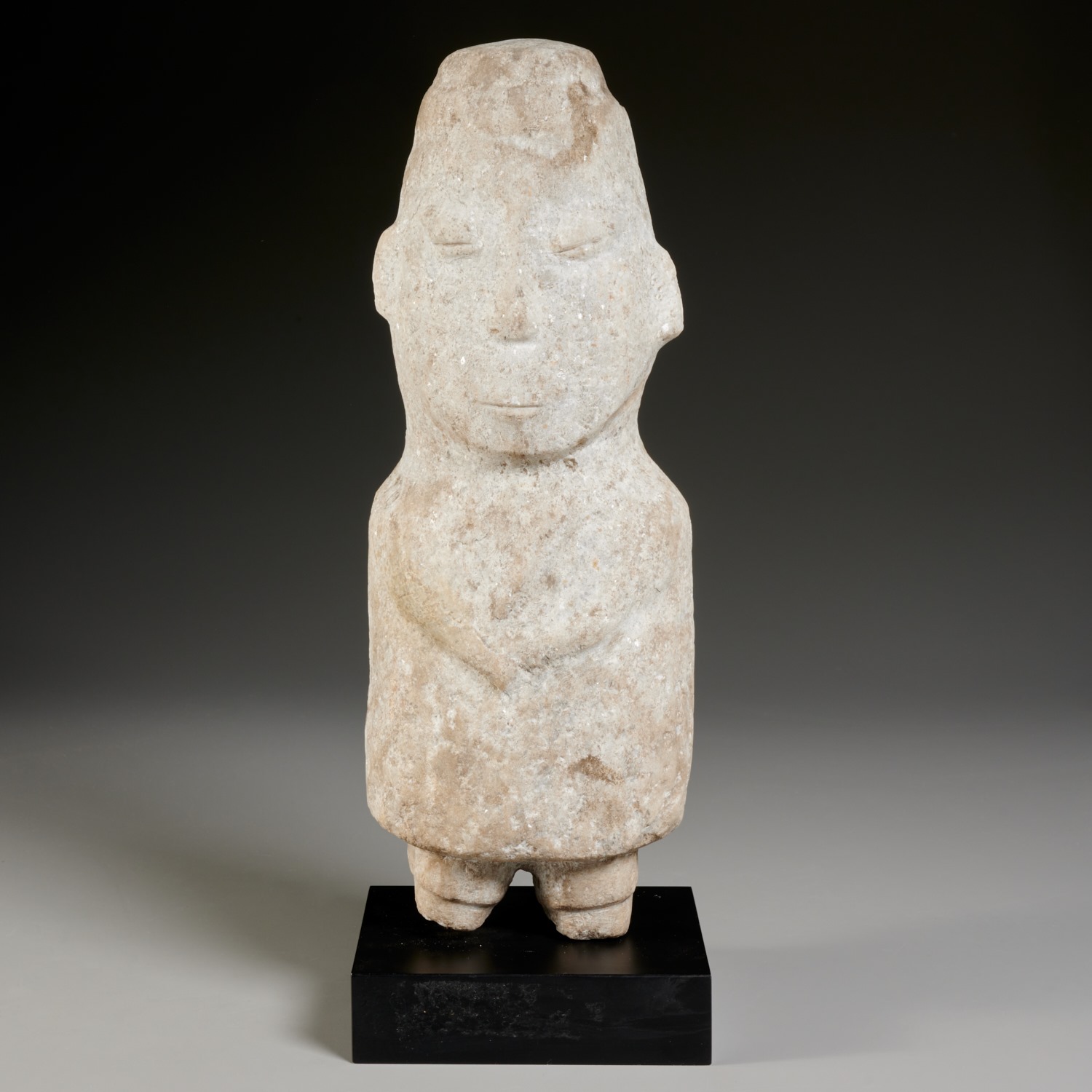 Appraisal: GUERRERO ANTHROPOMORPHIC CARVED STONE FIGURE Probably Late Pre-Classic period c