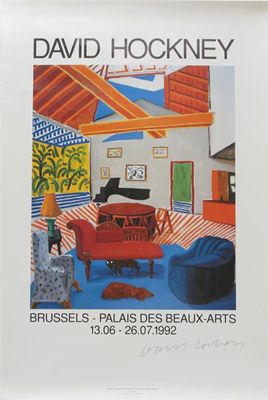 Appraisal: David Hockney - Brussels Palais des Beaux Arts ' a