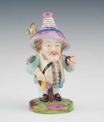 Appraisal: A Mansion House Dwarf Porcelain Figurine The figure stands on