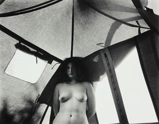 Appraisal: Photograph Jack Welpott Jack Welpott American - Woman in Tent