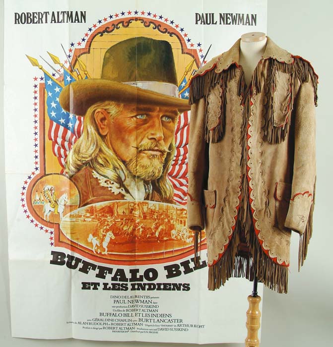 Appraisal: PAUL NEWMAN'S BUCKSKIN JACKET FROM MOVIE BUFFALO BILL AND THE