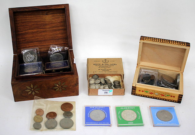 Appraisal: A COLLECTION OF VICTORIAN AND GEORGE V SILVER THREEPENCE PIECES