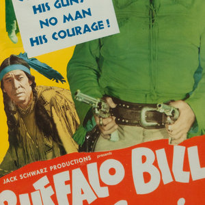 Appraisal: Vintage Movie Poster Buffalo Bill Rides Again x inches Property