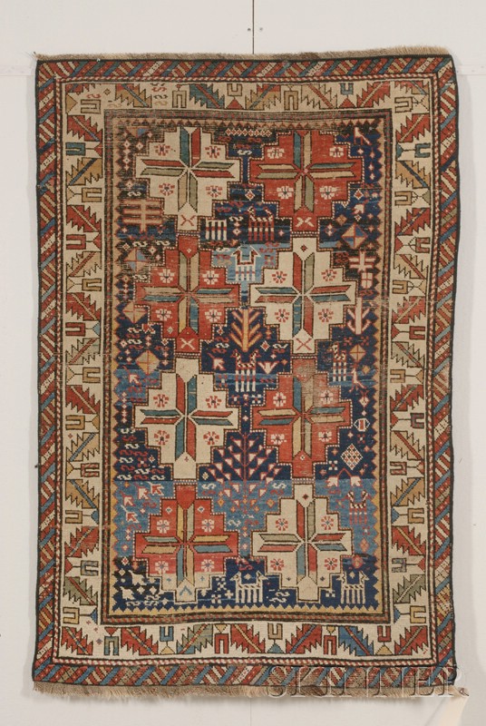 Appraisal: Kuba Rug Northeast Caucasus second half th century small spots