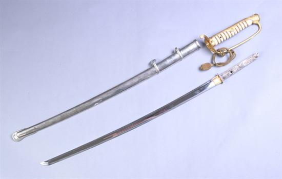 Appraisal: JAPANESE LONG SWORD KATANA th century Fully mounted th century