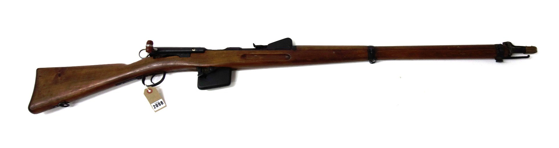 Appraisal: An obsolete calibre Swiss Schmidt Rubin bolt action rifle with