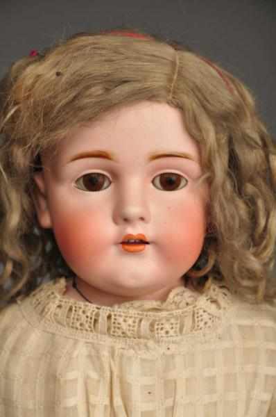 Appraisal: German Bisque Child Doll Description Bisque shoulder head incised Dep