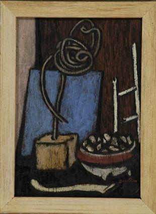 Appraisal: Ben-Zion Weinman American - Still-Life Oil on board signed lower