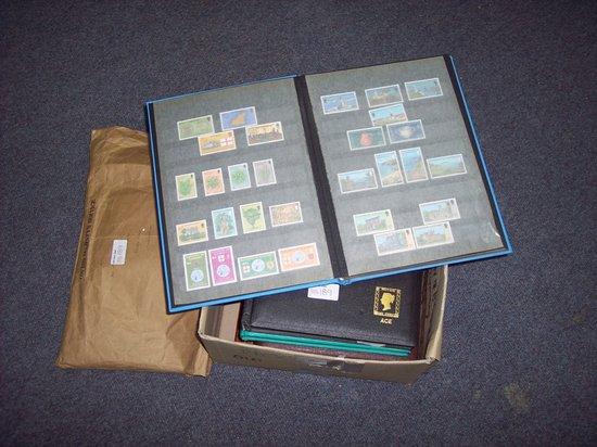 Appraisal: A collection of mainly modern mint stamps in six stockbooks