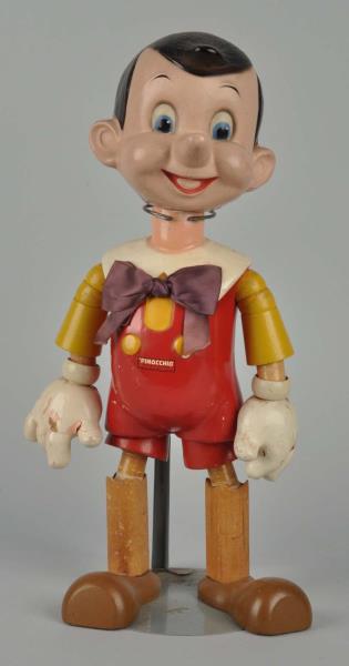 Appraisal: Ideal Wooden Jointed Pinnochio Figure This small Pinnochio figure has