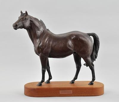 Appraisal: Liza Todd-Tivey American b Northern Dancer Cast bronze with body