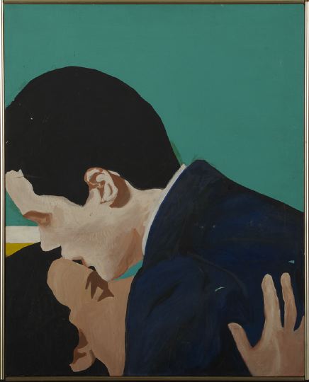 Appraisal: Rosalyn Drexler American b Love in the Green Room liquitex