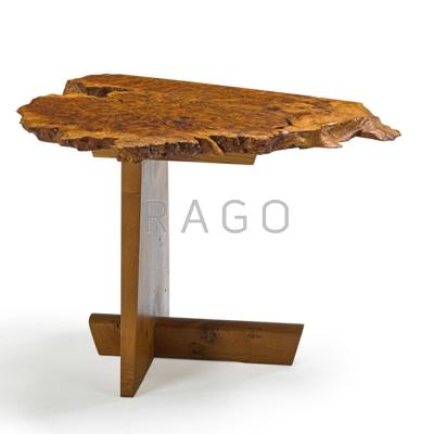 Appraisal: GEORGE NAKASHIMA - NAKASHIMA STUDIOS English oak burl Minguren I