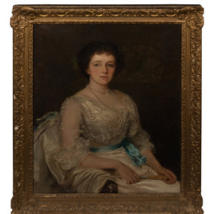 Appraisal: John Hanson Walker British Portrait of a Lady oil on