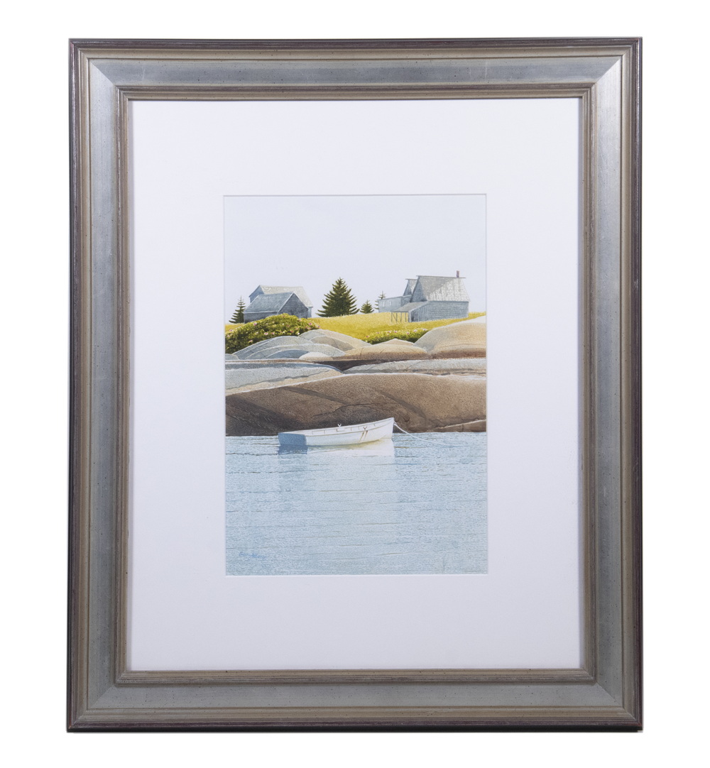 Appraisal: GARY AKERS KY ME - Serene Moments Mink Island Maine