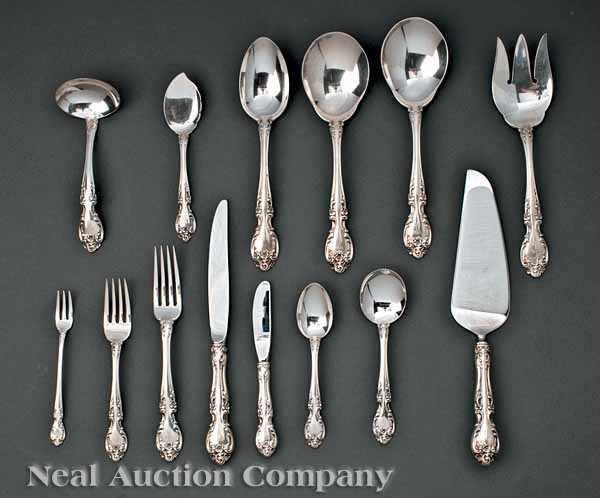 Appraisal: A Gorham Melrose Pattern Sterling Silver Flatware Service pattern introduced