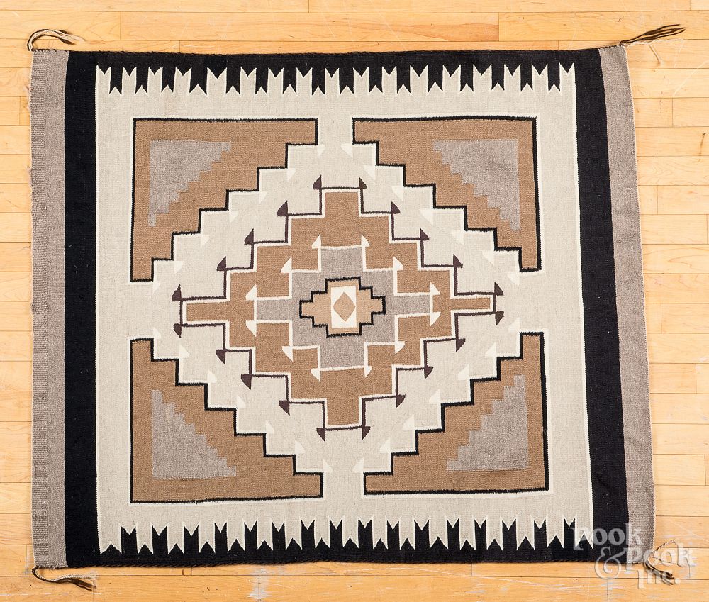 Appraisal: Navajo Indian rug x Navajo Indian rug x Provenance The