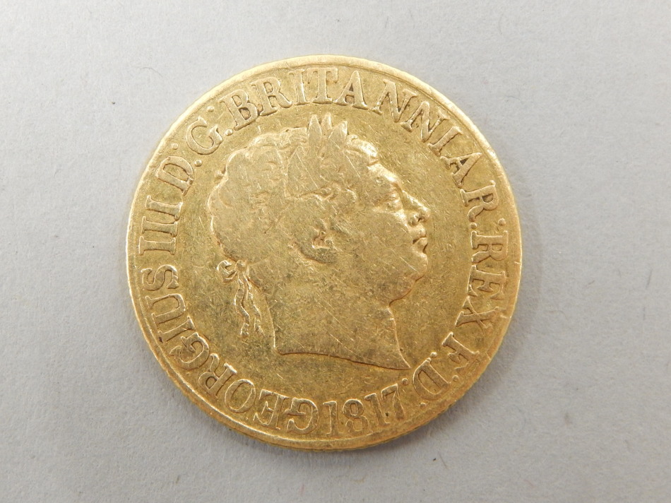 Appraisal: A George III sovereign