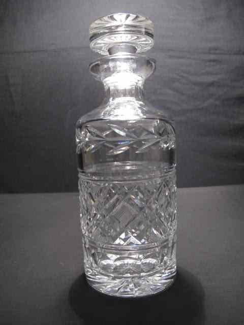 Appraisal: Waterford cut crystal decanter Acid etched ''Waterford'' on bottom Condition