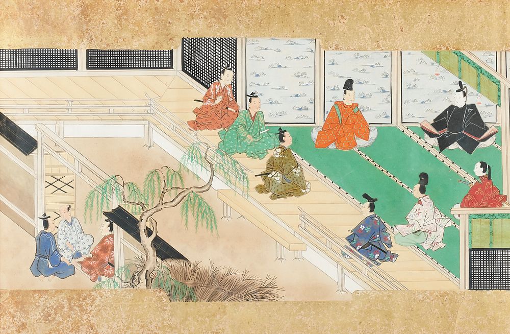 Appraisal: Tosa School Life of Aristocracy Painting Japanese Tosa school painting