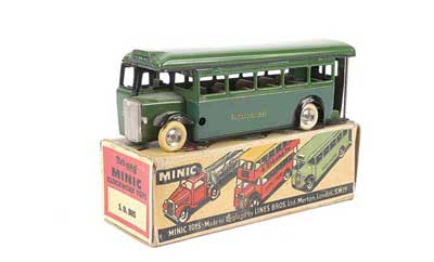 Appraisal: Triang Minic No M Single Deck Bus Two tone green