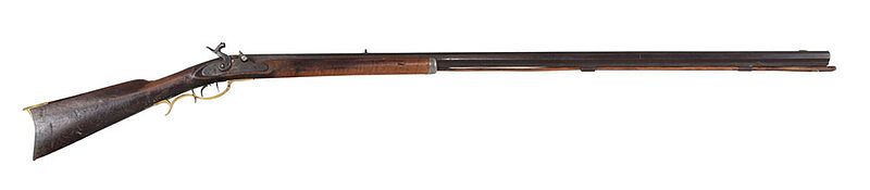 Appraisal: William Dettmar North Carolina Percussion Rifle b Hamburg Germany d