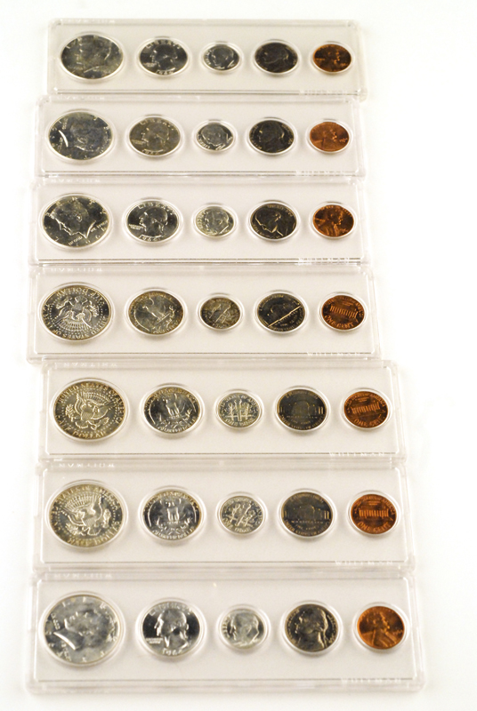 Appraisal: Sets - Coins Silver half quarter and dime plus nickel